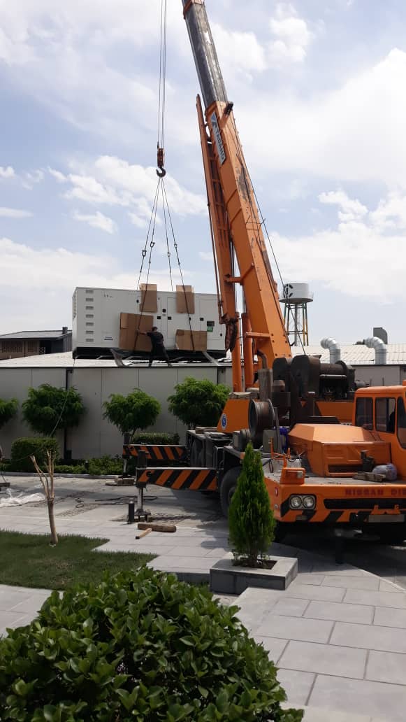 نمونه کار های جرثقیل آب نیکی